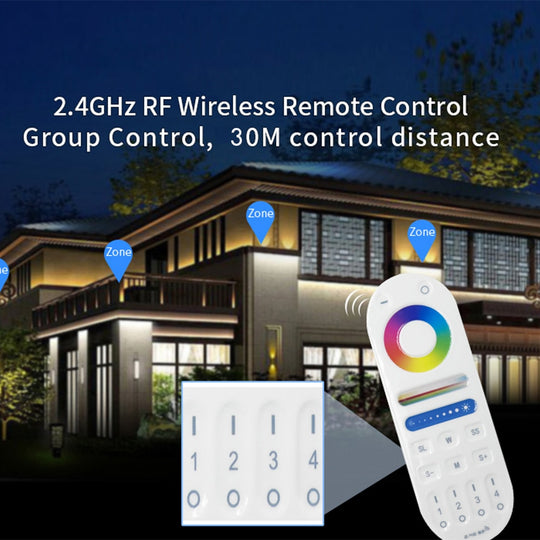 ZigBee RGBCCT Outdoor FloodLight 20/30W Supports App/RF Remote/Alexa Echo Plus