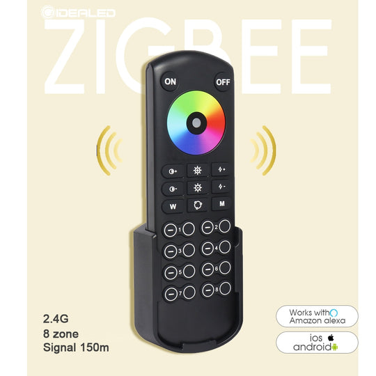 ZigBee RGBCCT Outdoor FloodLight 20/30W Supports App/RF Remote/Alexa Echo Plus