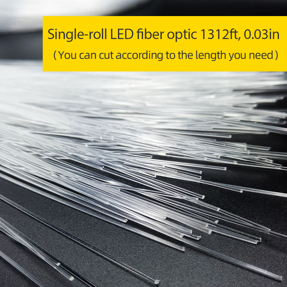 GIDERWEL Fiber Optic Cable Roll-656ft/1312ft  (200m/400m)for All Light Engine Controller