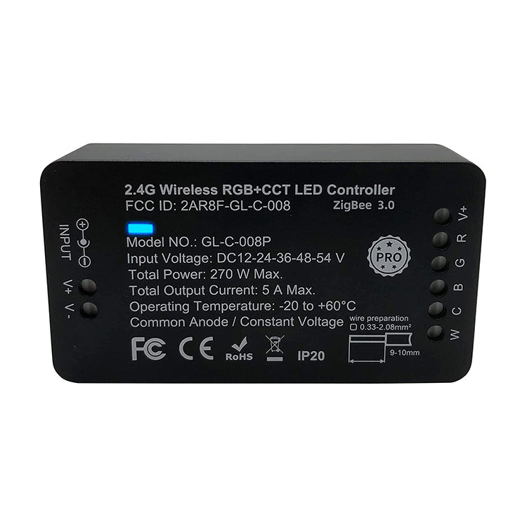 5CH Zigbee 3.0 Controller RGBW/RGBWW/RGBCCT LED Strip Lights – GIDERWEL