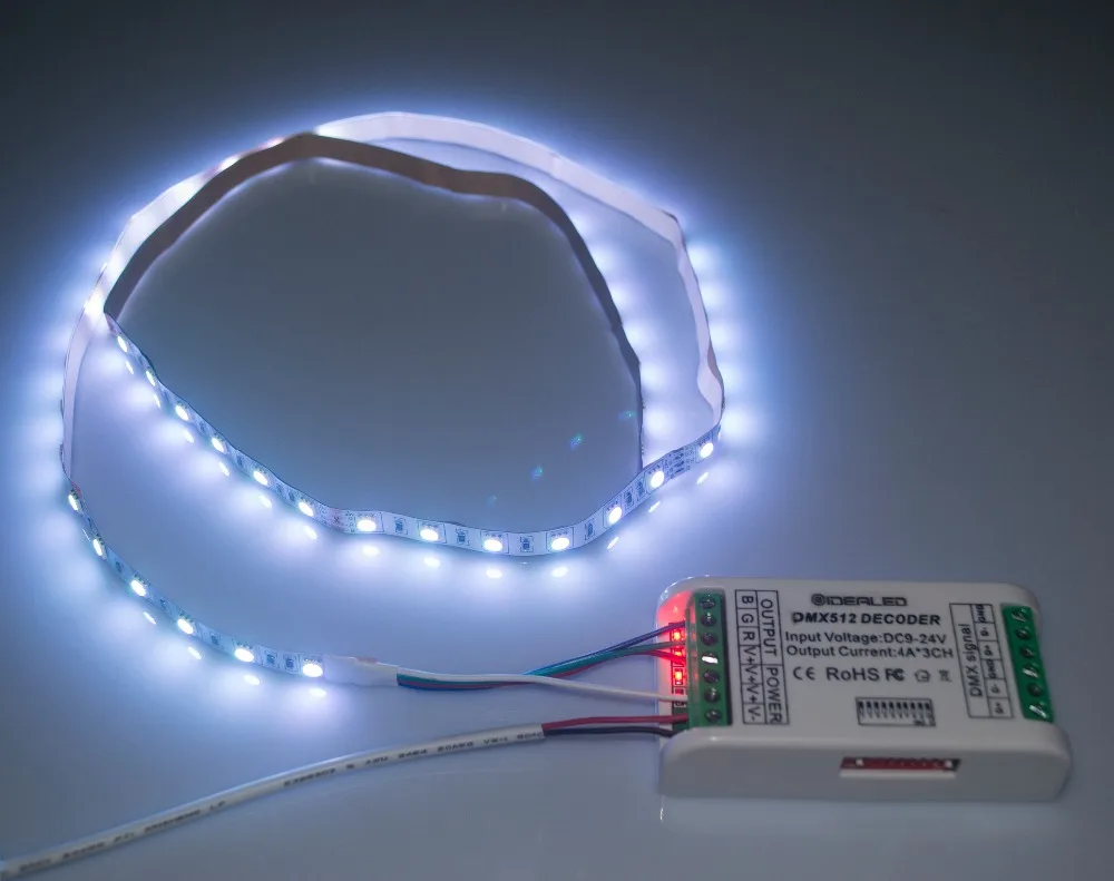 4 Channel DMX RGB decoder 4 Channel DMX512 Decoder DMX dimmer driver for led  RGB strip Controller