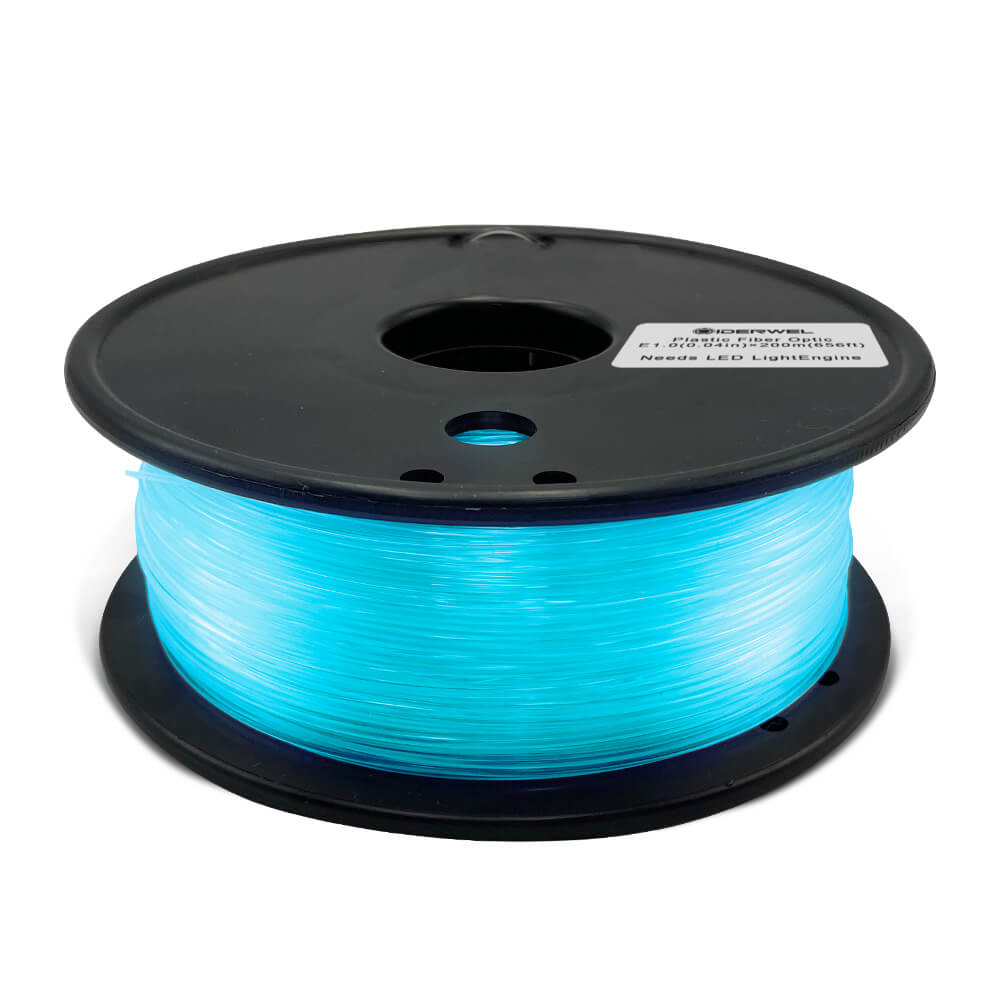 656ft(200m) LED End Glow LED Fiber Optic Lights Cable PMMA Works with ...