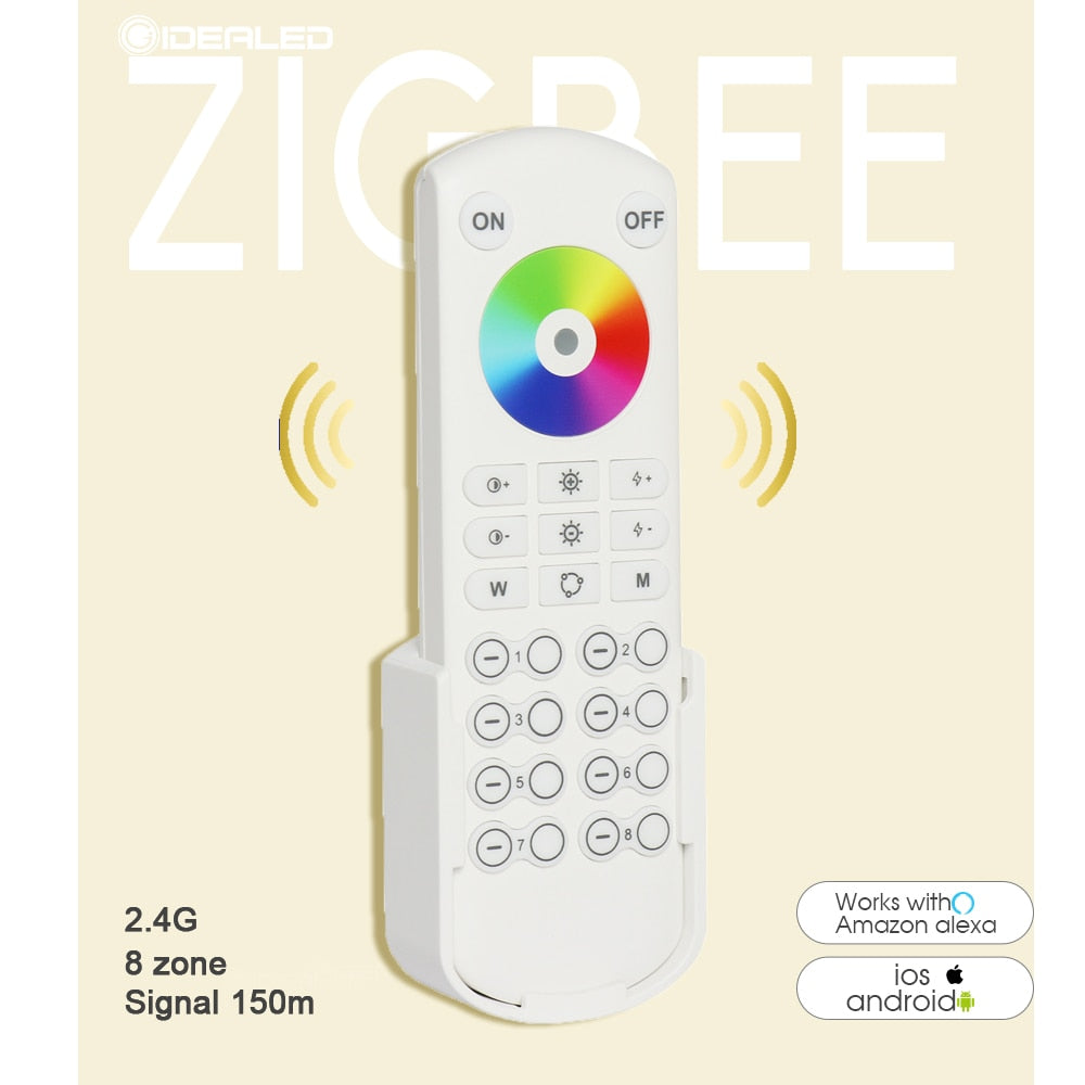ZigBee RGBCCT Outdoor FloodLight 20/30W Supports App/RF Remote/Alexa Echo Plus