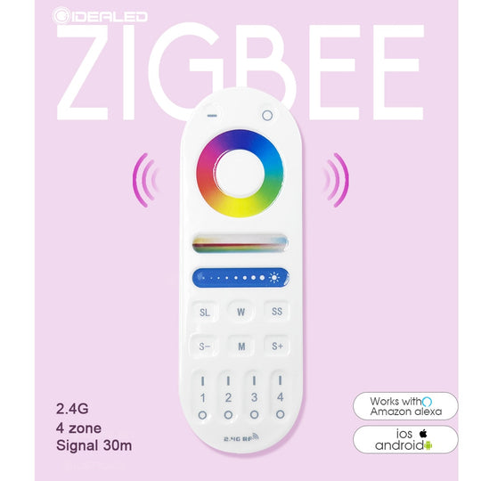 ZigBee RGBCCT Outdoor FloodLight 20/30W Supports App/RF Remote/Alexa Echo Plus