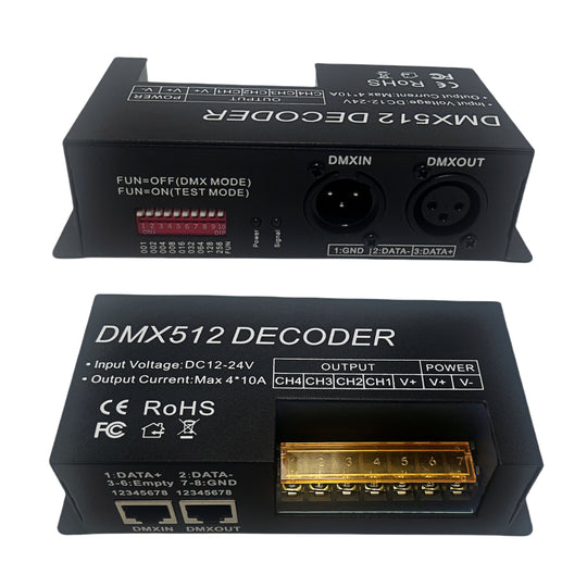 RGBW DMX512 Decoder 4 CH