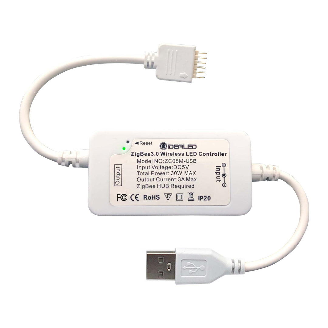 Zigbee USB LED Controller for 5V RGBWW Lights – GIDERWEL