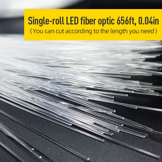 GIDERWEL Fiber Optic Cable Roll-656ft/1312ft  (200m/400m)for All Light Engine Controller