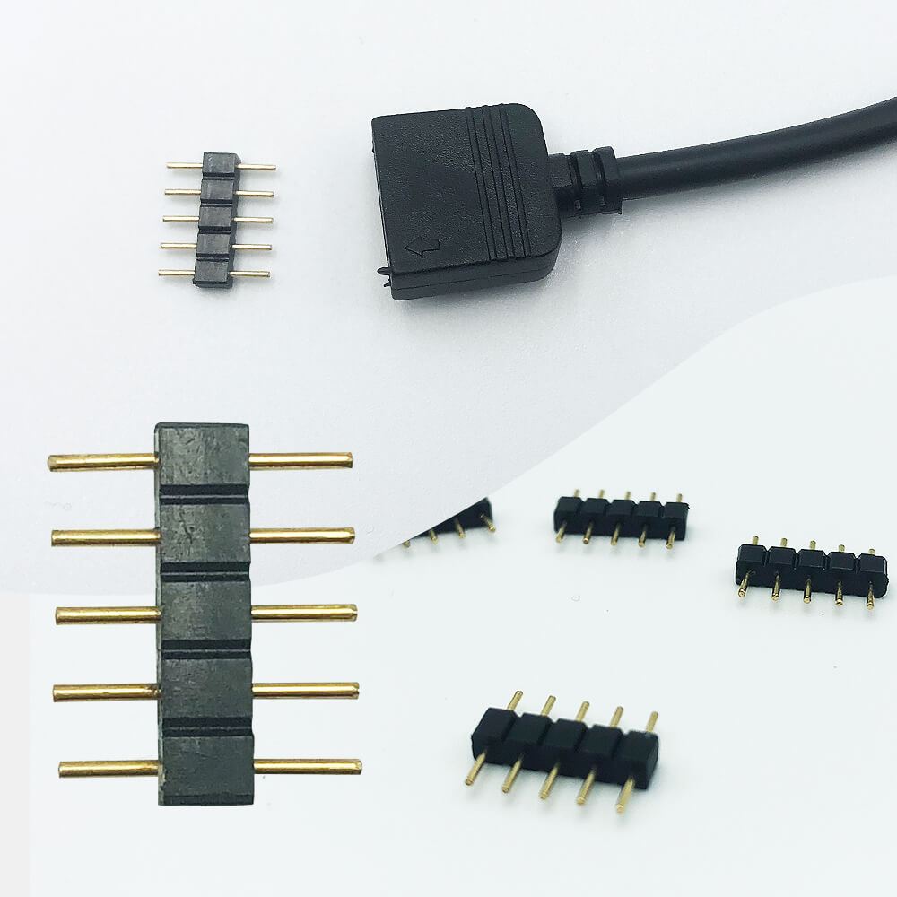 5 Pin 1 to 2 LED Strip Connectors (2 Pcs)