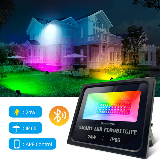 Bluetooth RGBCCT Outdoor LED Floodlight