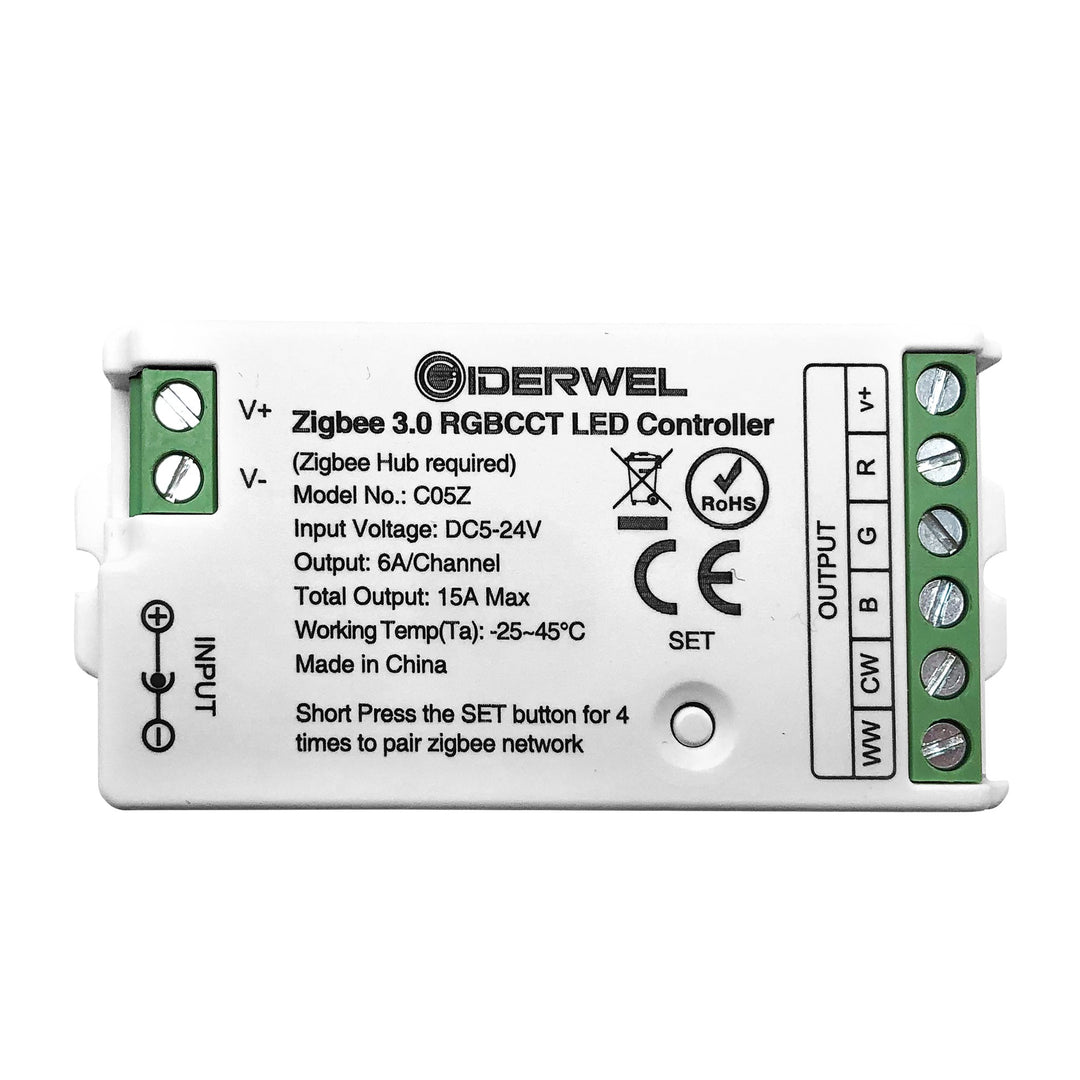 GIDERWEL ZigBee 3.0 Mini Controller For RGBCCT LED strips