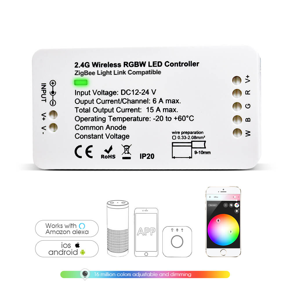 Smart ZigBee RGBW LED Strip Controller