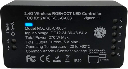 Smart ZigBee 3.0 RGBCCT LED Strip Controller