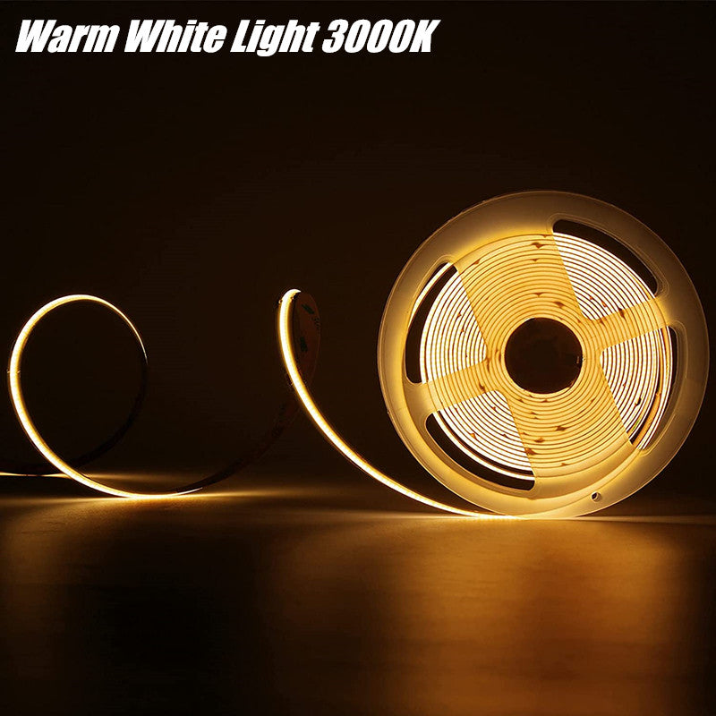 COB LED Stirp Lights Warm/Cold/Natural White Lighting Atmosphere Lamp