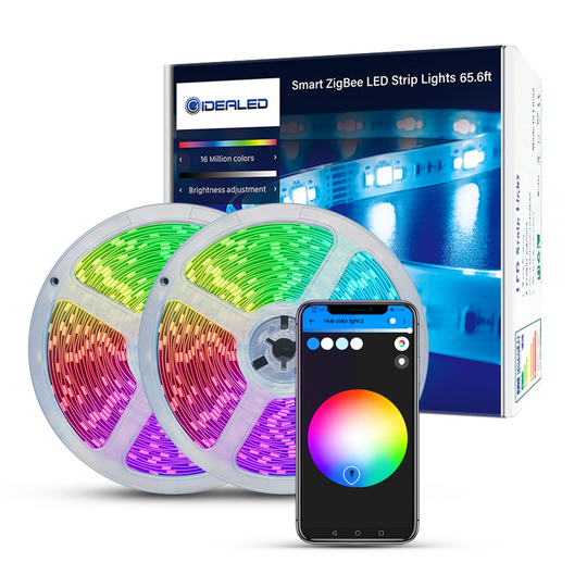 Smart ZigBee 3.0 RGB LED Strip 65.6ft Kit