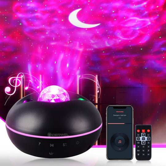 Star Projector Lights Galaxy Projector with Bluetooth Music Speaker